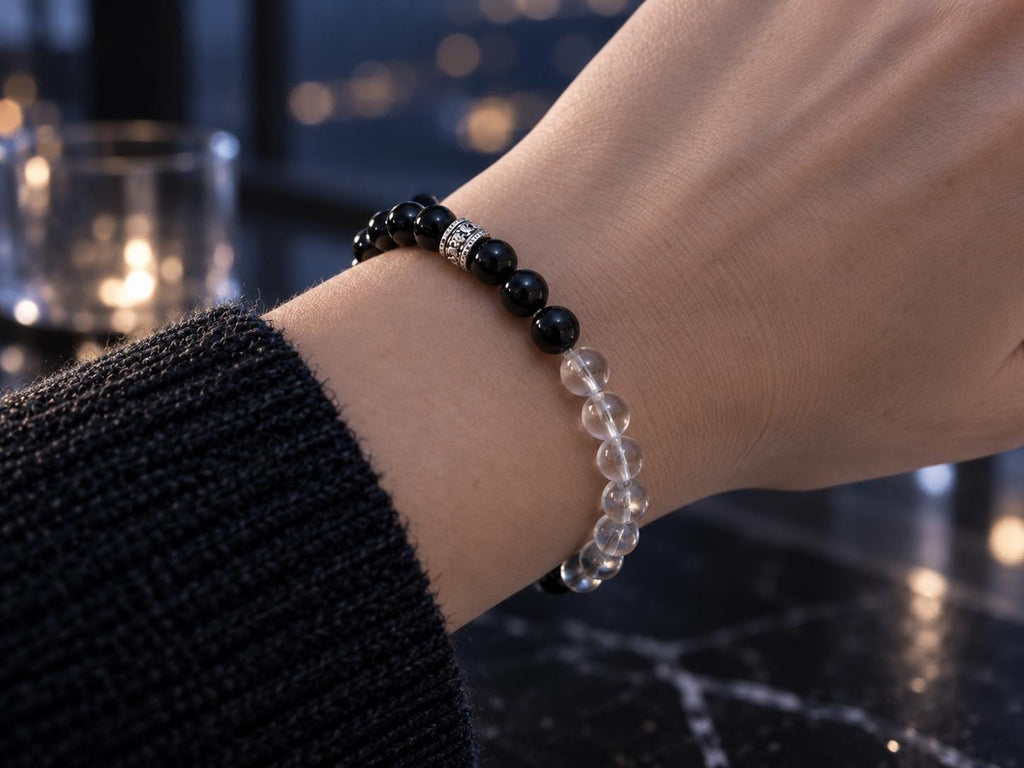 Clear Obsidian Bracelet