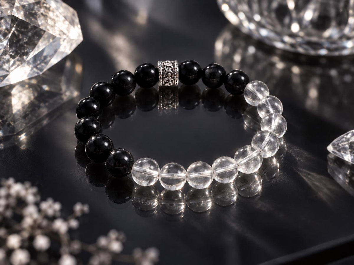Clear Obsidian Bracelet