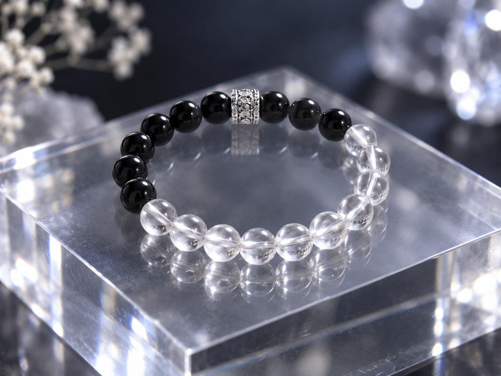 Clear Obsidian Bracelet