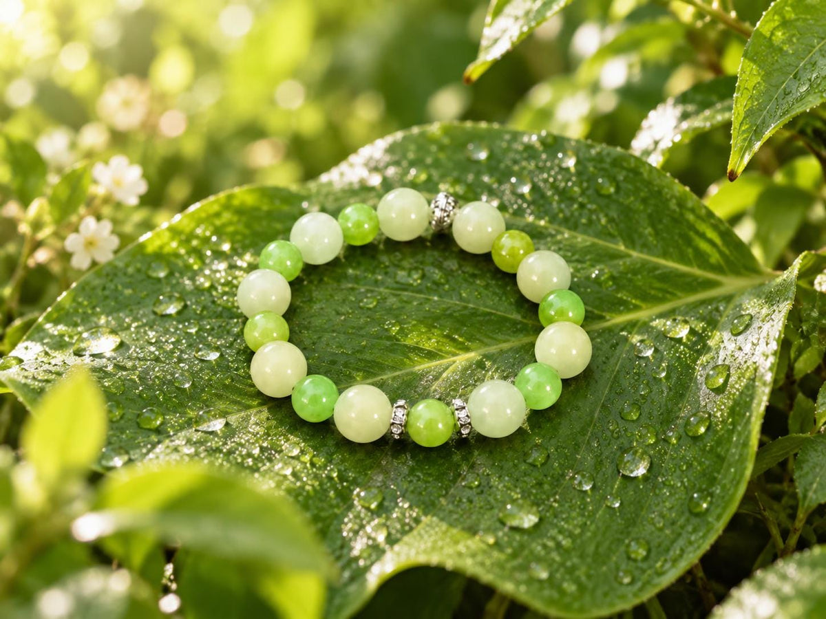 Flower leaf bracelet