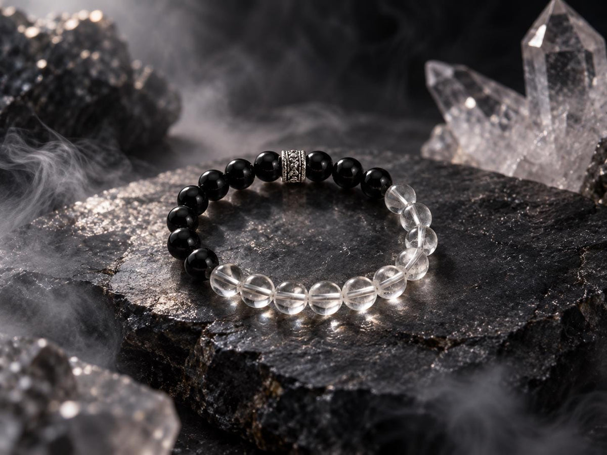 Clear Obsidian Bracelet
