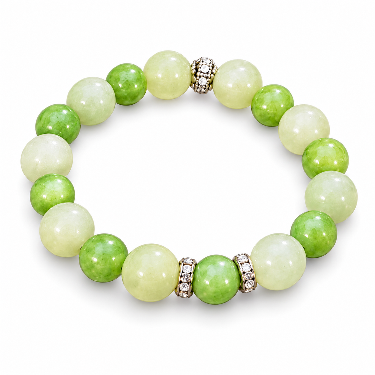 Flower leaf bracelet — clean studio view on white background.