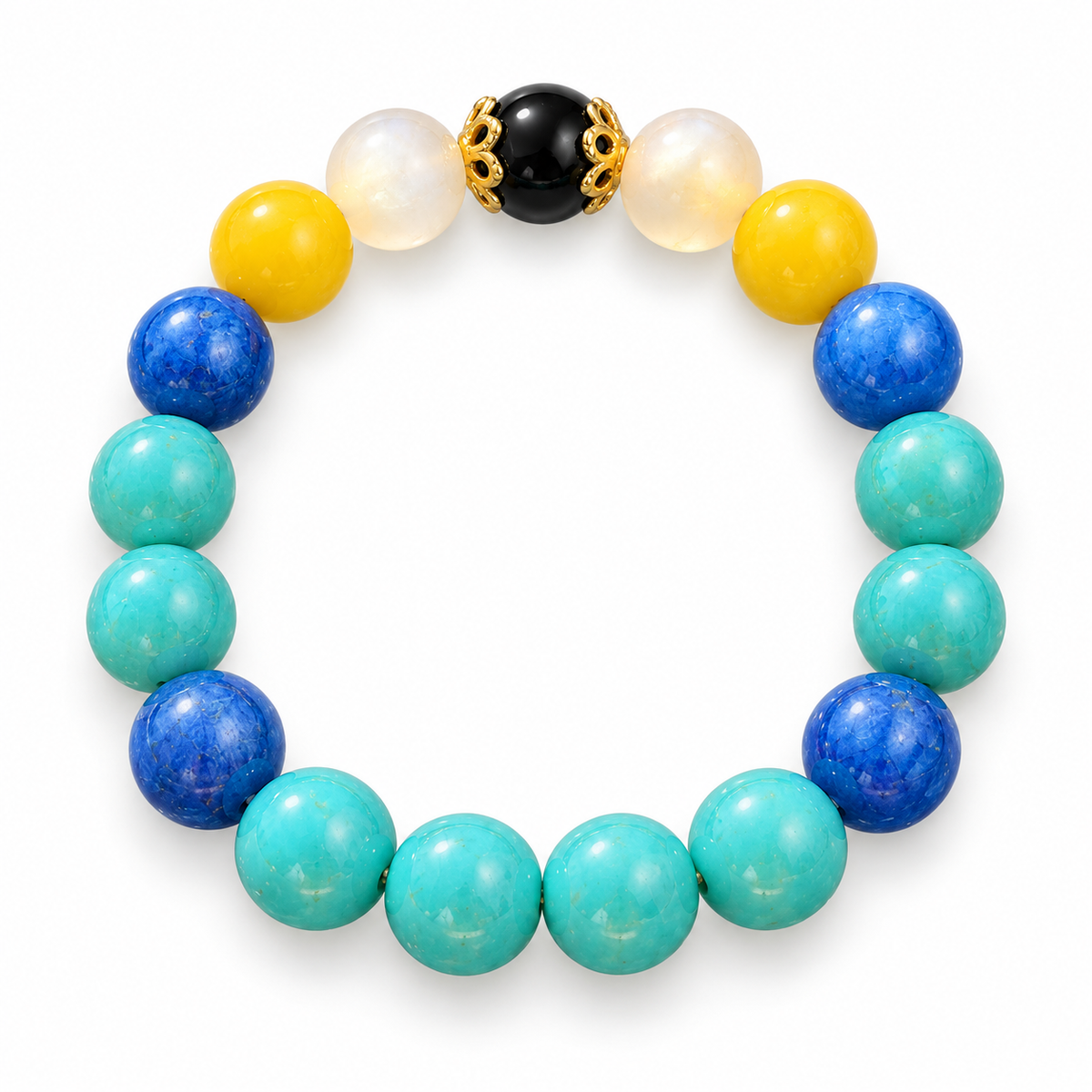 Ocean Sunset Bracelet — clean studio view on white background.
