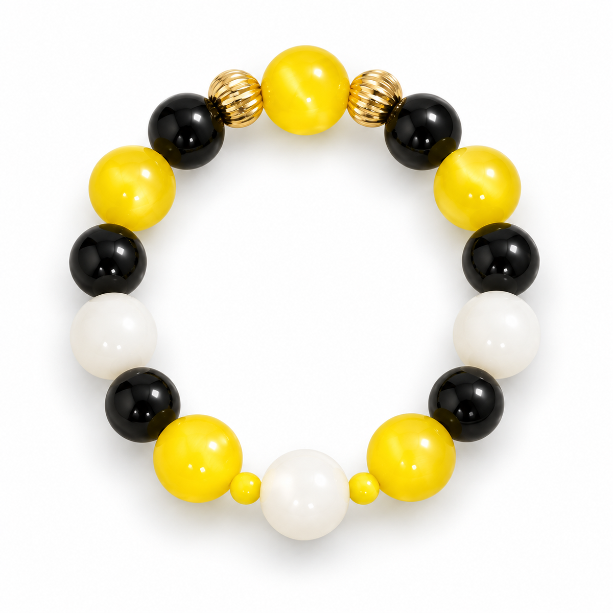 Sandy beach bracelet — clean studio view on white background.
